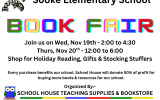 Book Fair -November 19 – 20